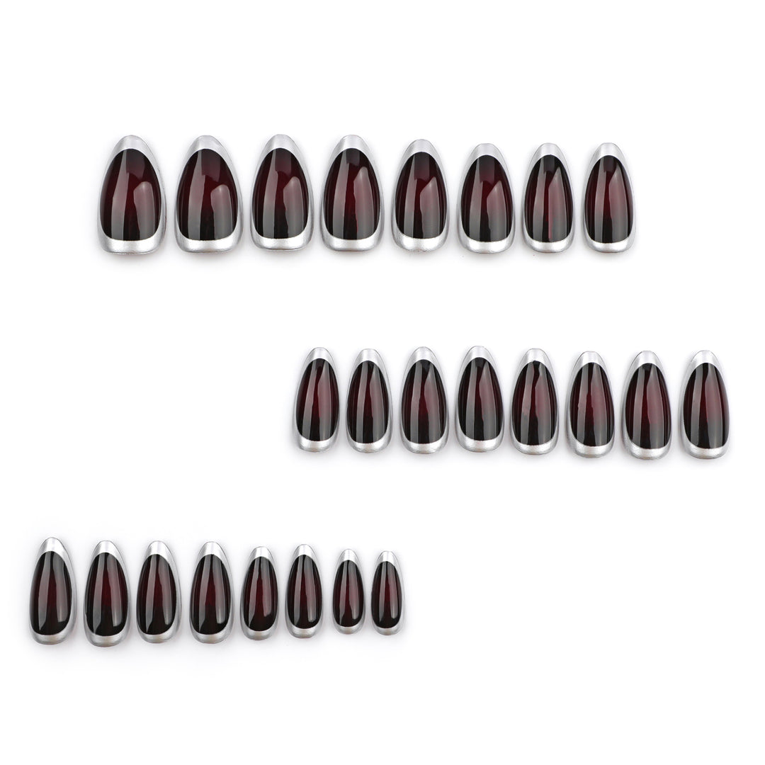 Stylish stiletto nails with elegant shine Bowlift