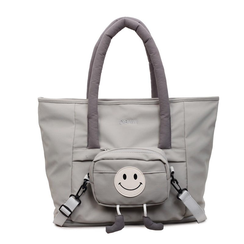 Stylish Multi-Compartment Tote Bag