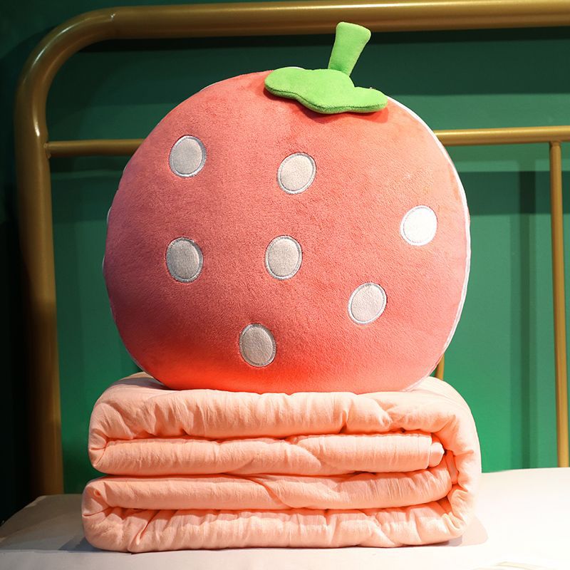 Cuddly cushion with strawberry design Bowlift