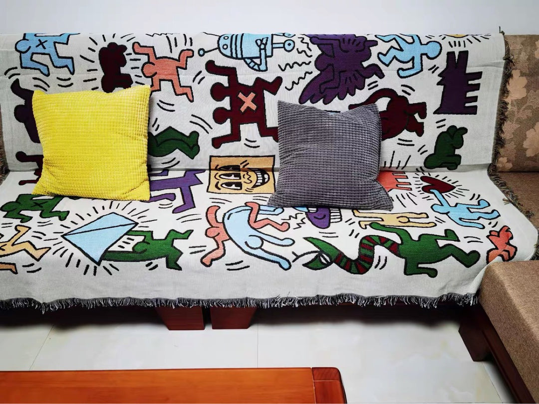 Artistic Graphic Throw Blanket
