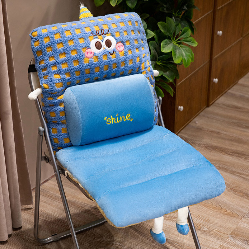 Plush comfort seat cushion with back support Bowlift