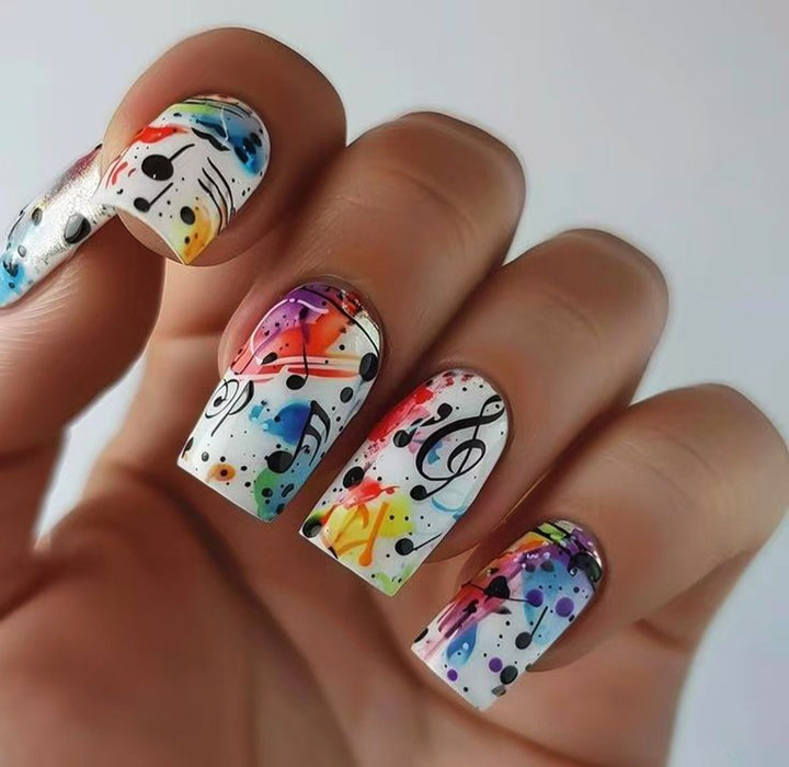 Musical Note Artistic Nail Art Bowlift