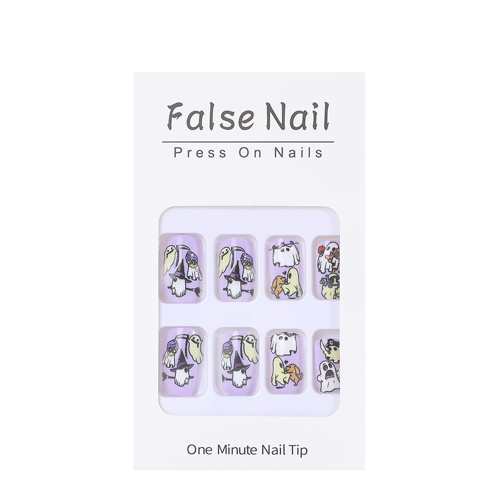 Creative Nail Set with Cartoon Designs Bowlift