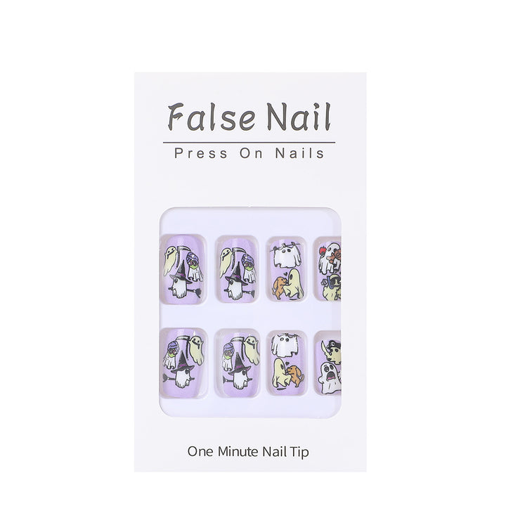 Creative Nail Set with Cartoon Designs Bowlift