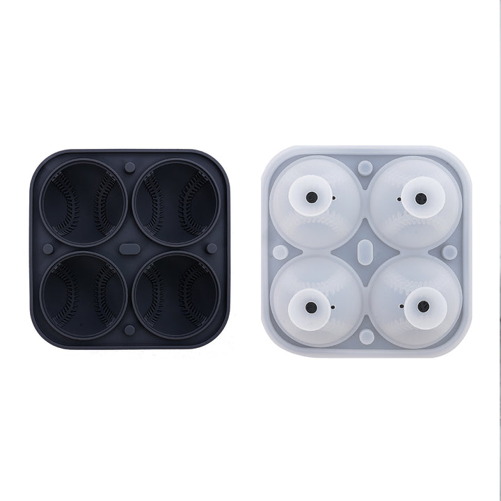 Baseball-Themed Silicone Ice Ball Maker