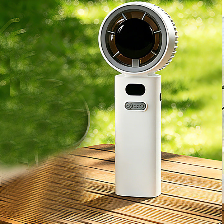 Women portable USB fan with innovative design Bowlift