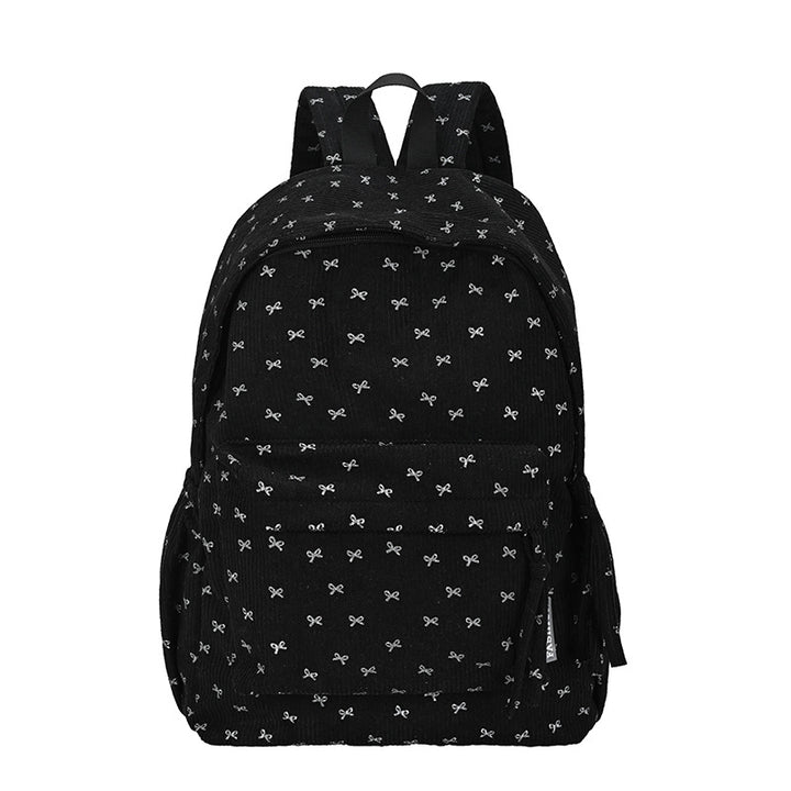 Stylish Corduroy Backpack