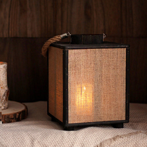 Rustic Table Lamp Bowlift