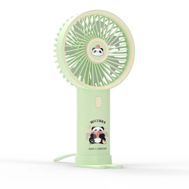 Women Portable Mini Fan with Cute Panda Design Bowlift