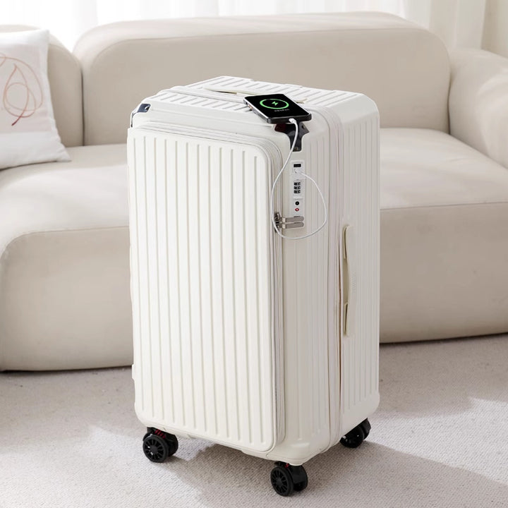 Smart Charging Expandable Luggage