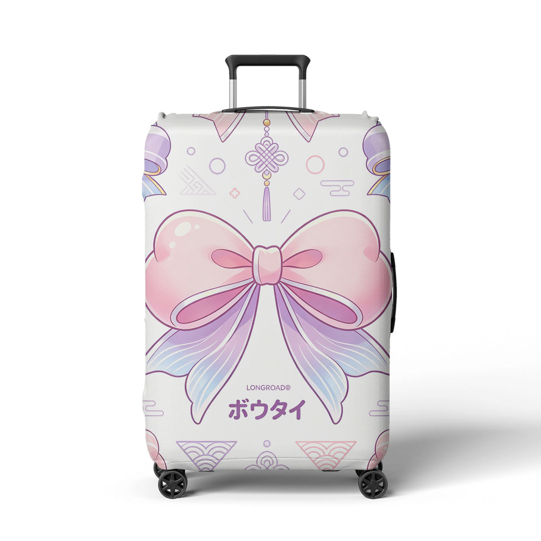 Women's suitcase cover with playful space design Bowlift