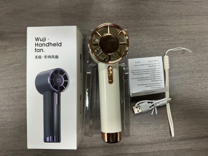 Ladies Portable Mini Fan with USB Charging Function and Variable Speed Control Bowlift