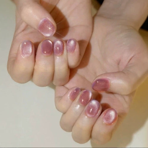 Shimmering Gradient Press-On Nail Set Bowlift