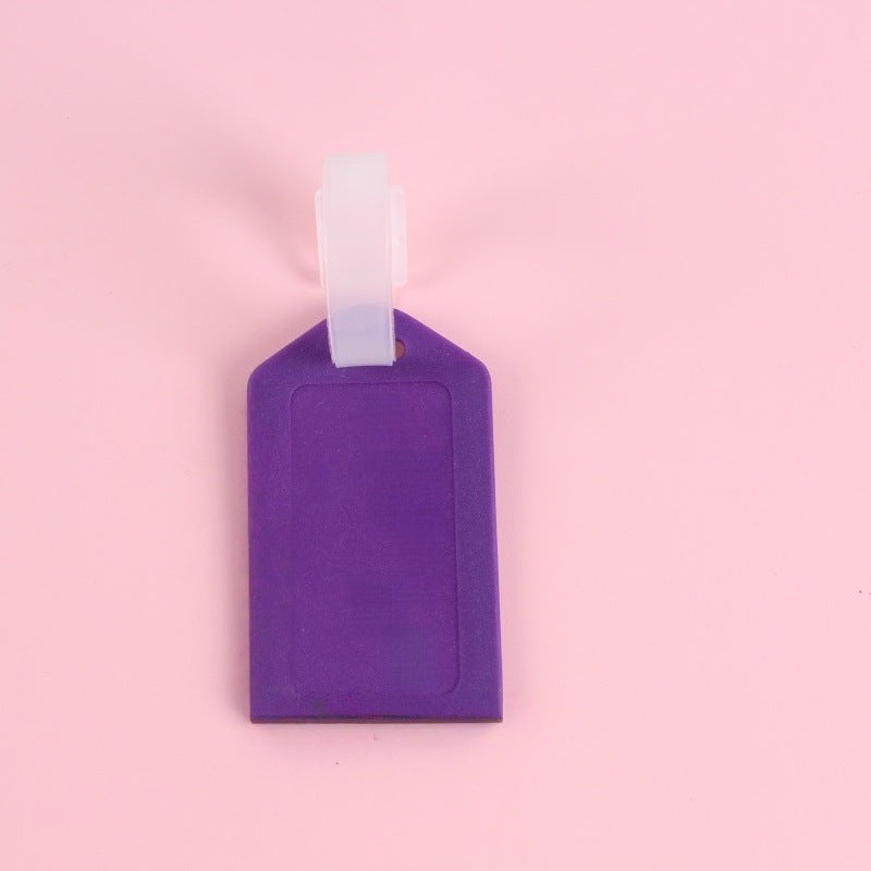 Unisex flexible silicone luggage tag Bowlift