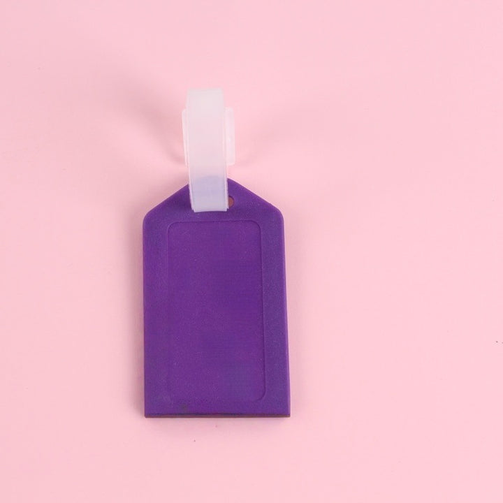 Unisex flexible silicone luggage tag Bowlift
