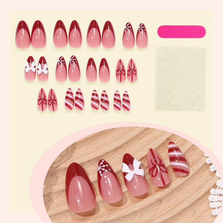 Artificial nail tips with ombre design Bowlift