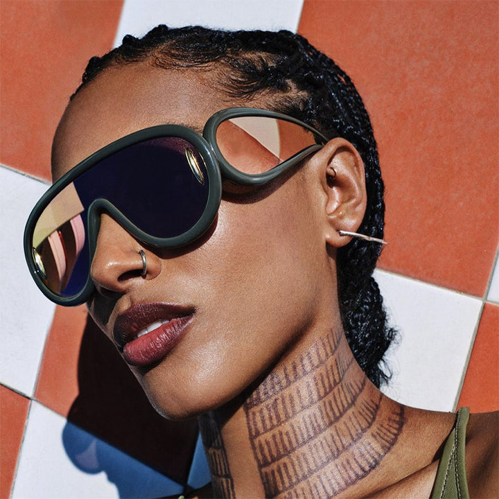 Women's fashionable sunglasses with removable lenses Bowlift
