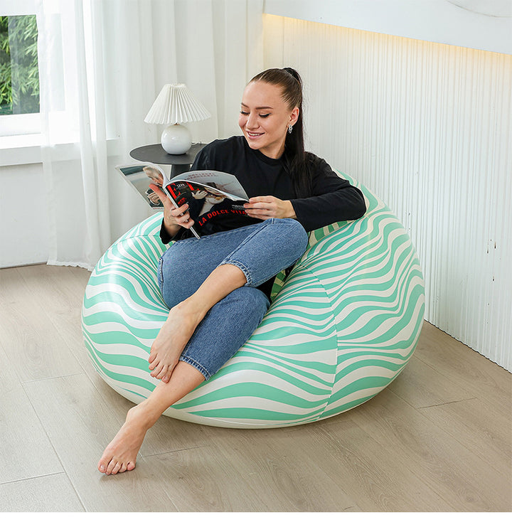 Ladies Inflatable Bean Bag with Glittering Design Bowlift