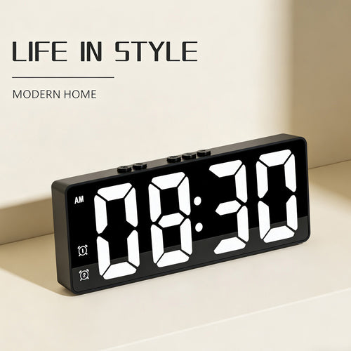 Digital LED Alarm Clock Bowlift
