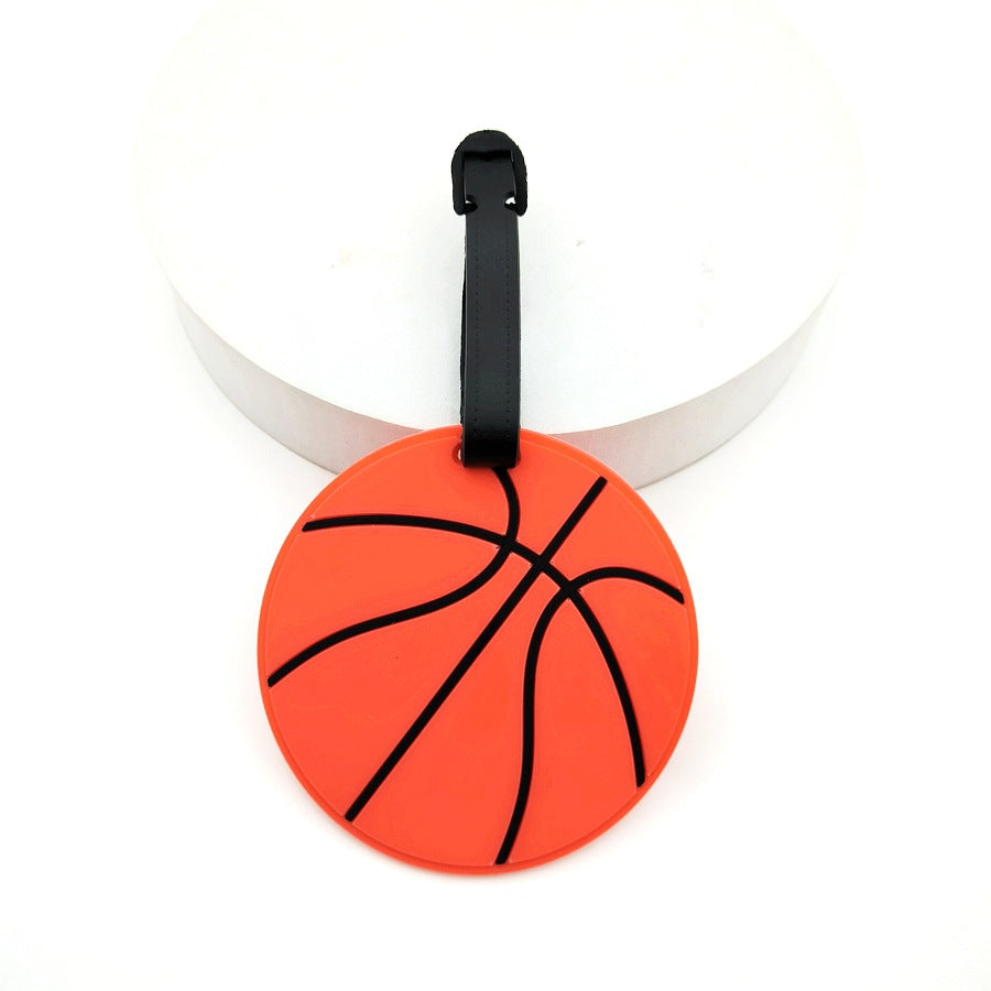 Basketball-Themed Luggage Tag Bowlift