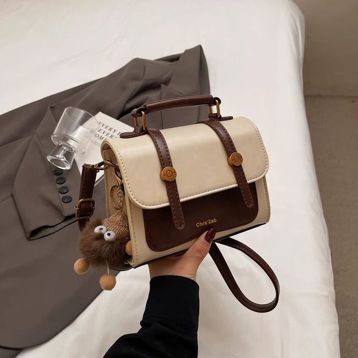 Structured Faux Leather Handbag Bowlift