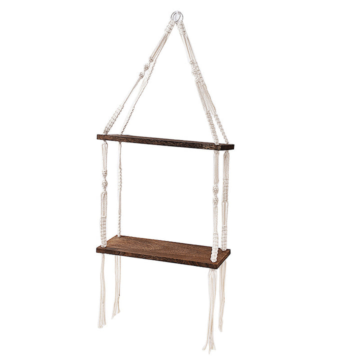 Macramé Floating Shelf Organizer Bowlift