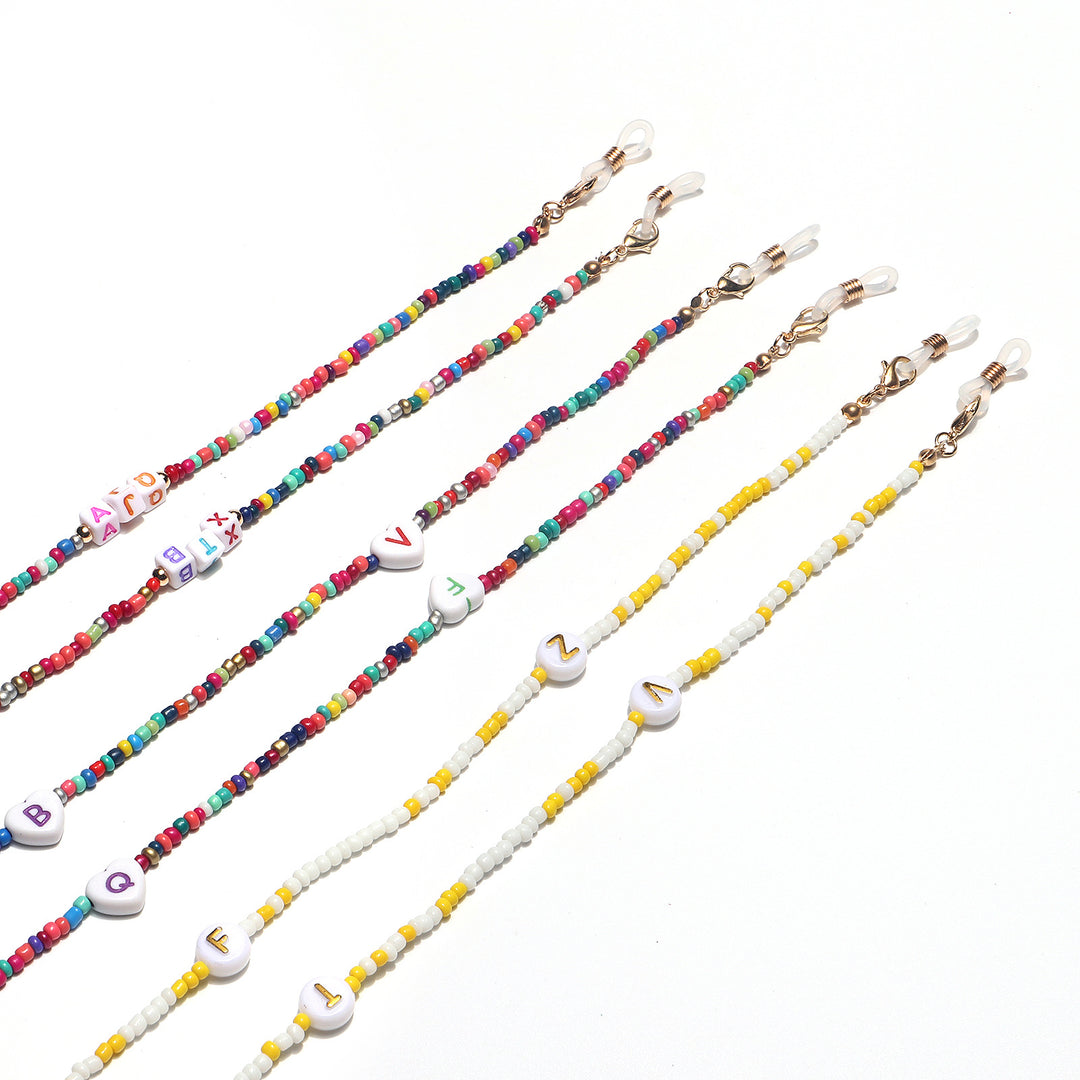 Colorful Beaded Eyewear Chain Bowlift