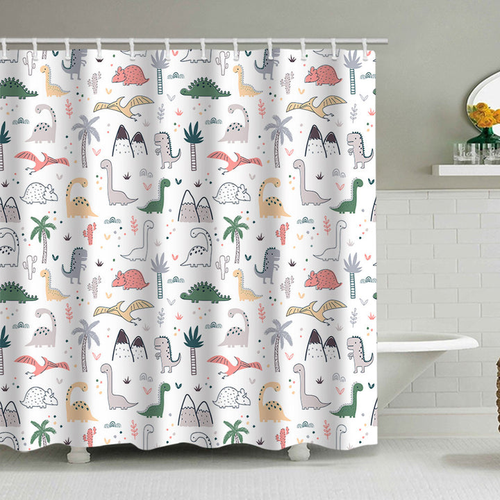 Nautical-Themed Shower Curtain Bowlift