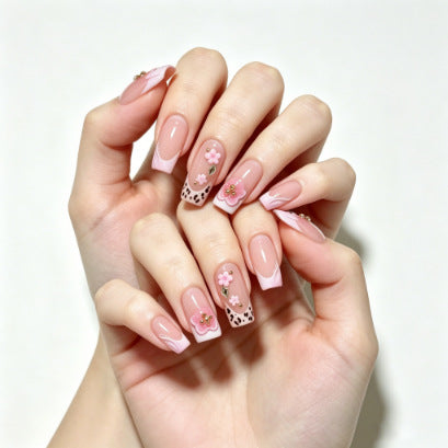 Floral Decorative Nail Tips Bowlift