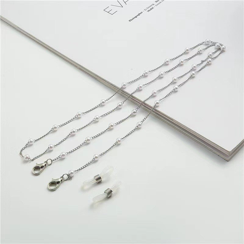Pearl Beaded Eyewear Chain Bowlift
