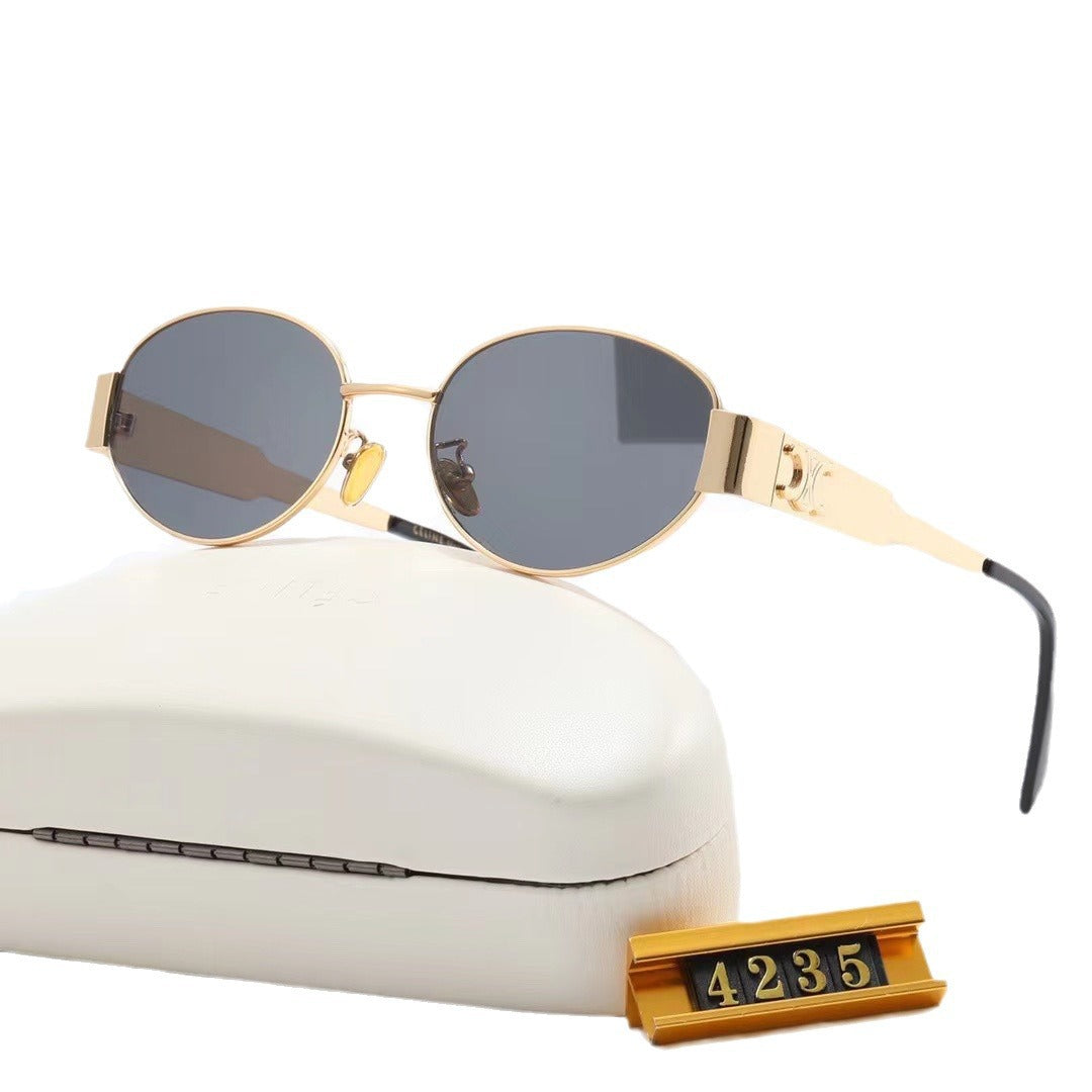 Women's exclusive oval-shaped designer sunglasses Bowlift