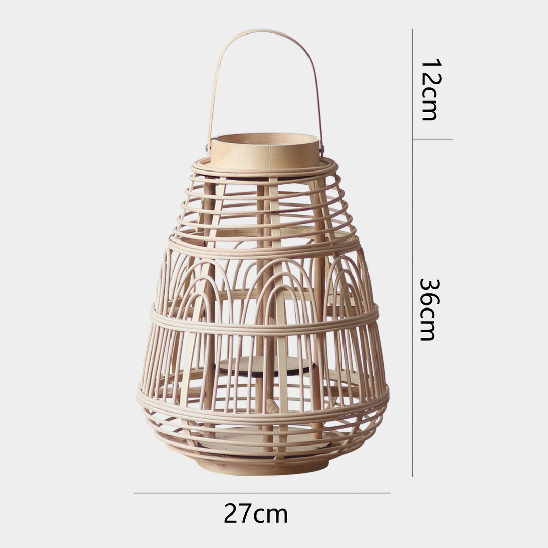 Handcrafted Rattan Lantern Bowlift