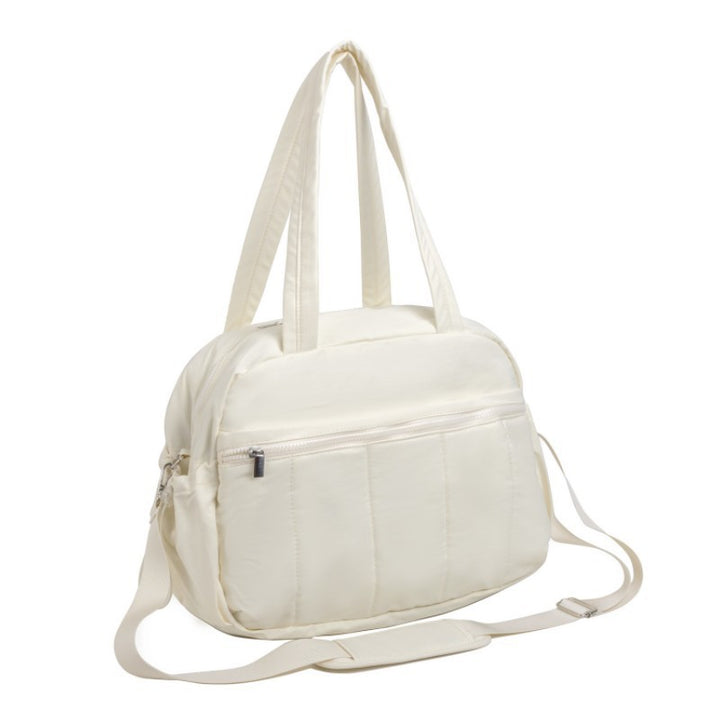 Multifunctional Tote Bag with Padded Interior and Removable Shoulder Strap Bowlift