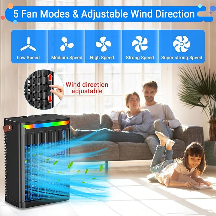 Unisex Portable Fan with Modern Design Bowlift