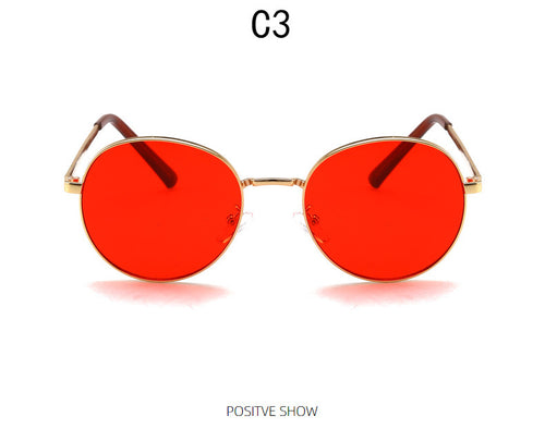 Women's fashionable sunglasses with mirrored gradient Bowlift