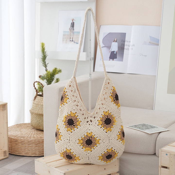 Handmade Crochet Shopper Bag Bowlift