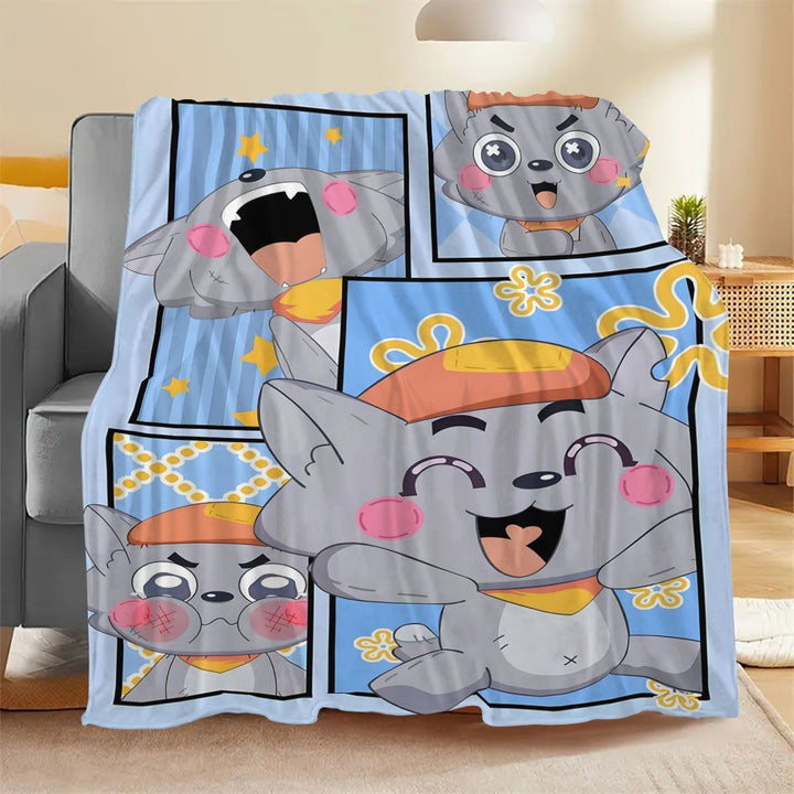Cartoon Character Fleece Blanket