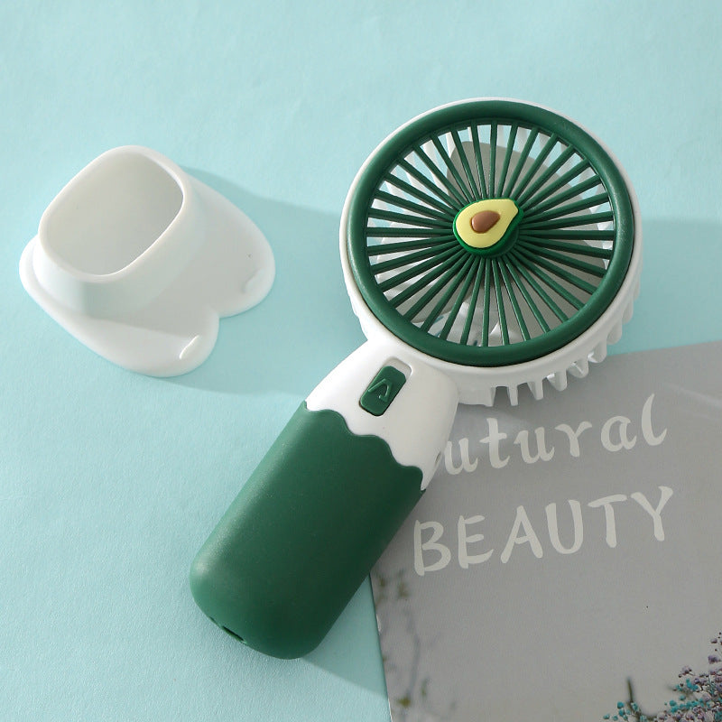 Women's portable handheld fan with flexible design Bowlift