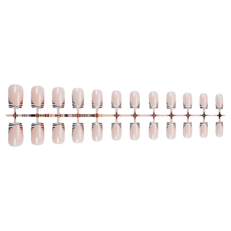 Abstract Pattern Press-On Nails Bowlift