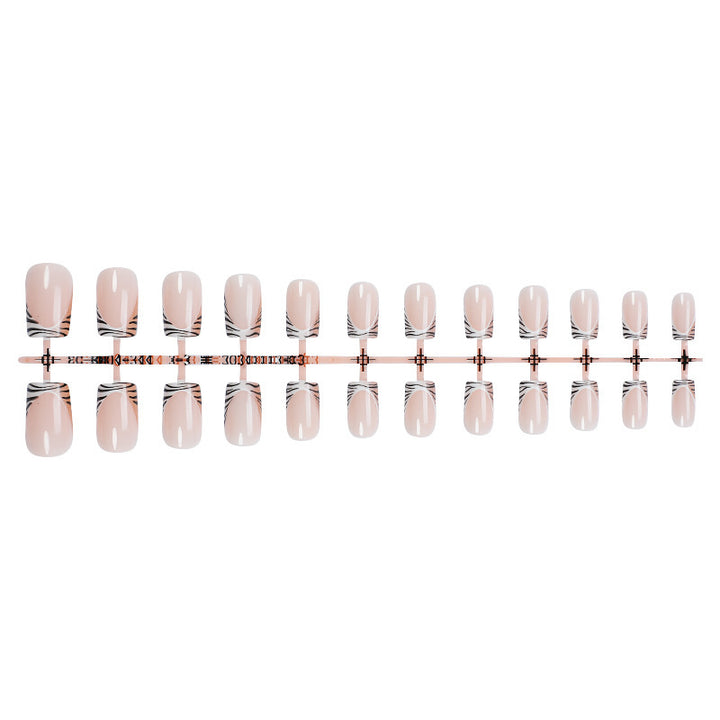 Abstract Pattern Press-On Nails Bowlift