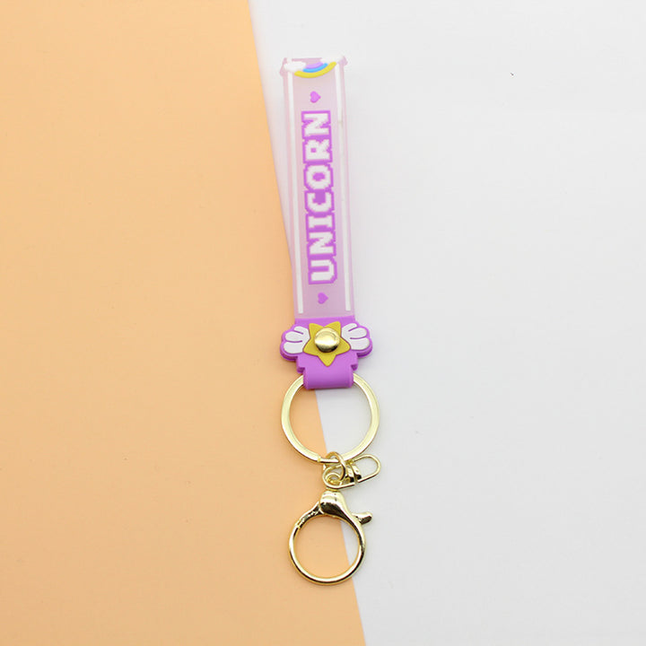 Unisex keychain in unicorn design Bowlift