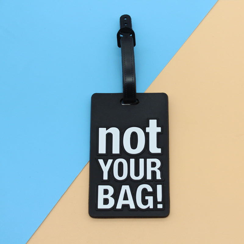 Unisex Luggage Tag with Custom Message Bowlift