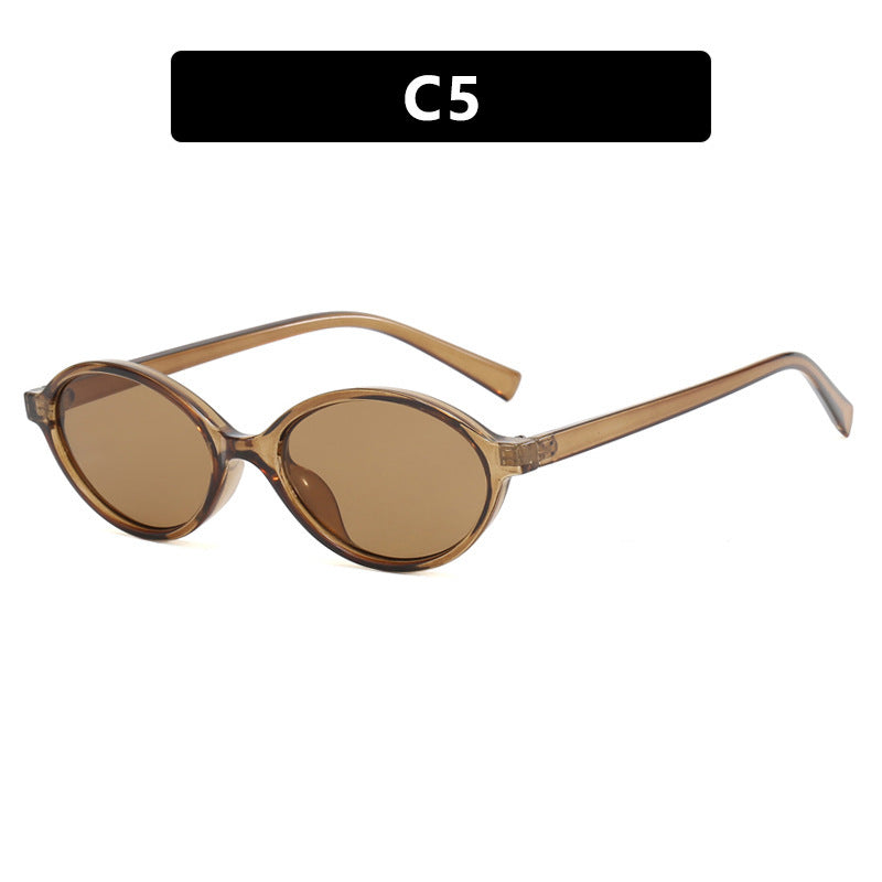 Ladies fashionable sunglasses with unique oval design Bowlift