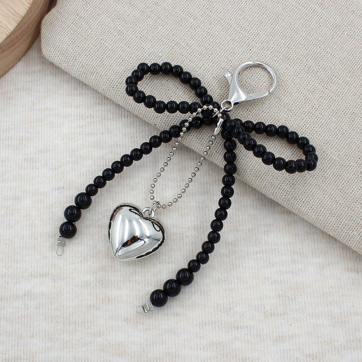 Elegant Pearl Bow Keychain Bowlift
