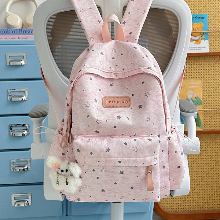 Cute Star Patterned Backpack