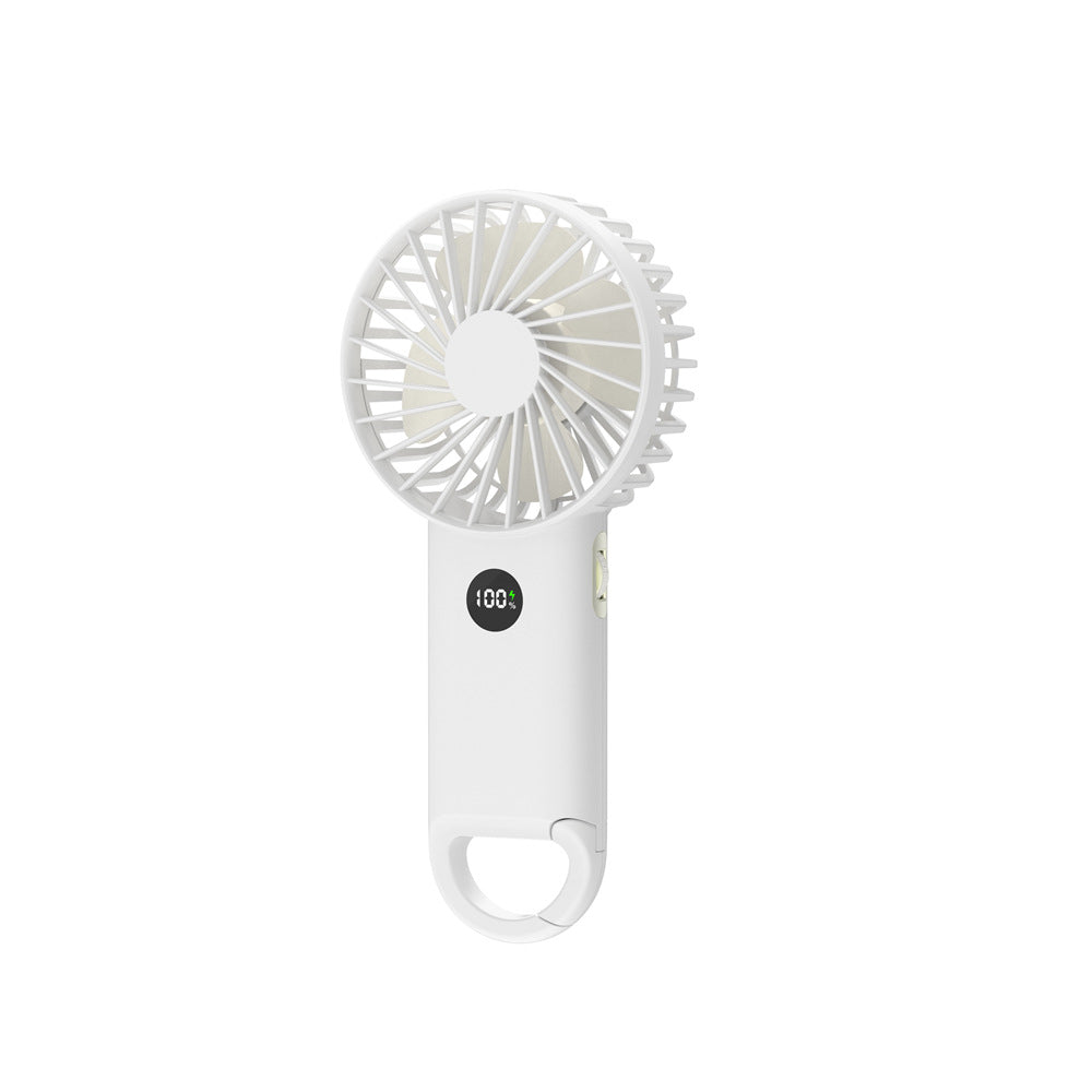 Unisex High-Performance Handheld Cooling Fan with Smart LED Display Bowlift