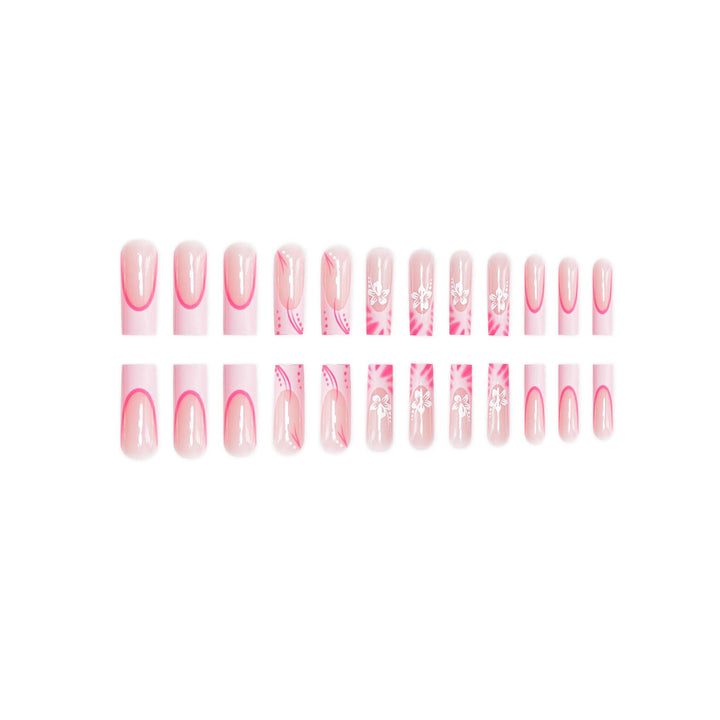 Artistic Press-On Nail Art Enhancements Bowlift