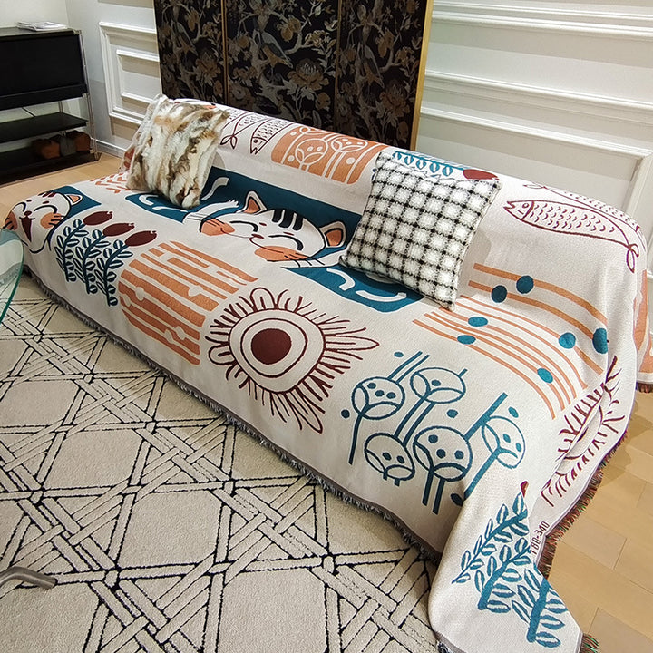 Artistic Graphic Sofa Throw Blanket