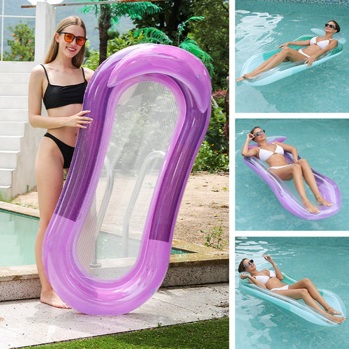 Women Inflatable Lounge Couch with Breathable Mesh Surface Bowlift