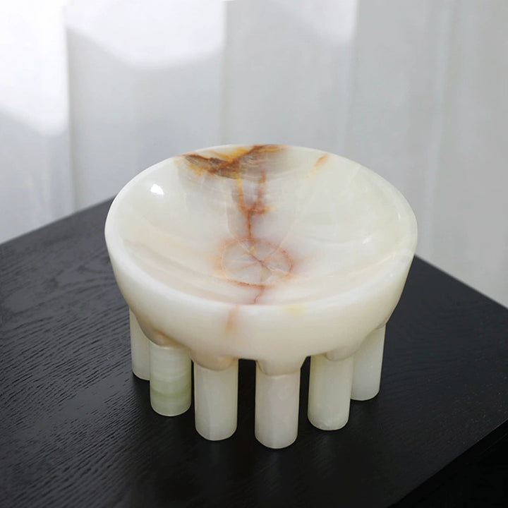 Elegant Onyx Decorative Bowl